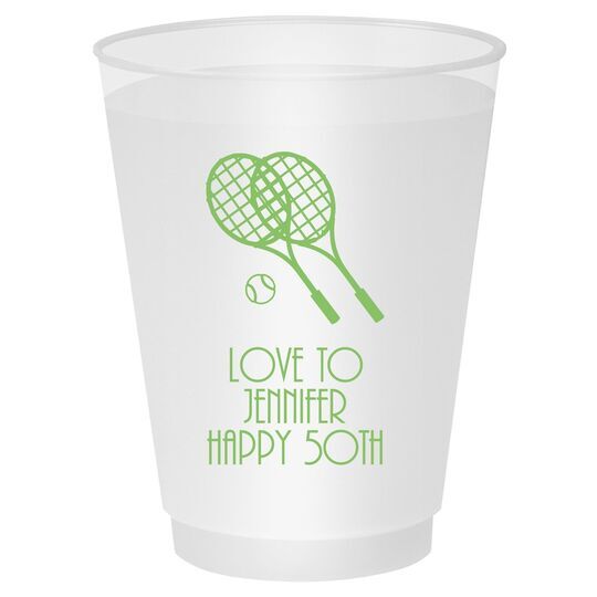 Doubles Tennis Shatterproof Cups