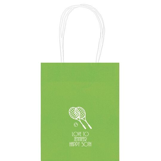 Doubles Tennis Mini Twisted Handled Bags