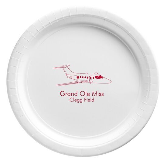 Executive Jet Paper Plates