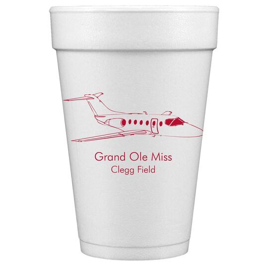 Executive Jet Styrofoam Cups