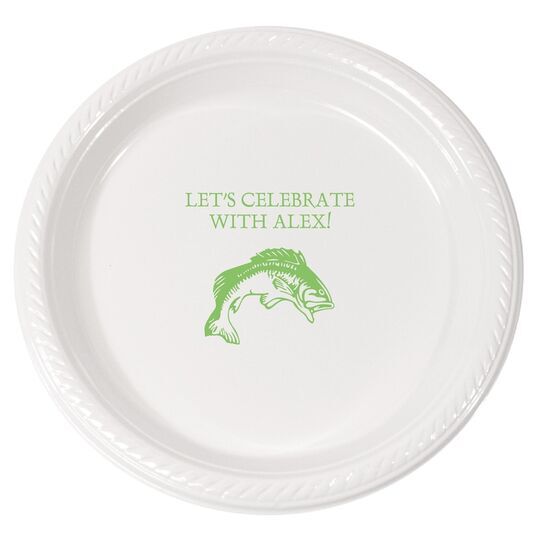 Big Fish Plastic Plates