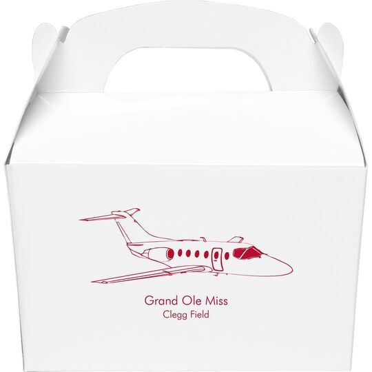 Executive Jet Gable Favor Boxes