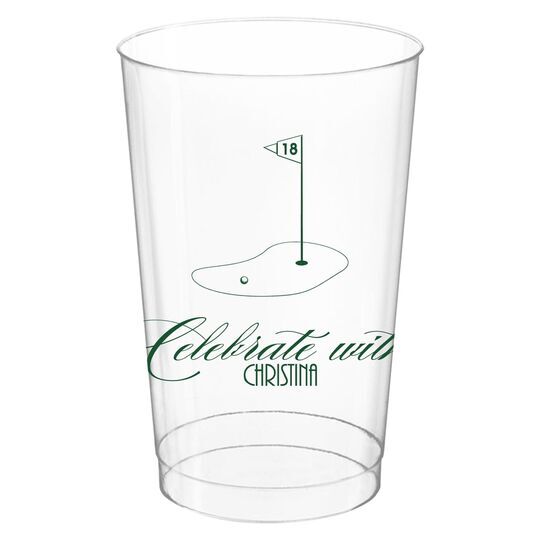 18th Hole Clear Plastic Cups