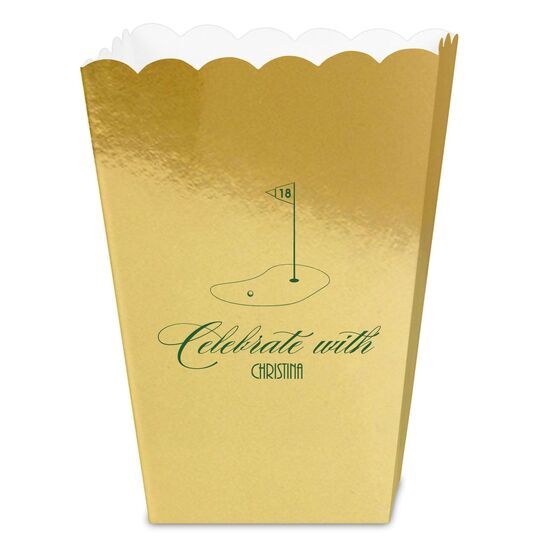 18th Hole Mini Popcorn Boxes