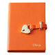 Personalized Heart Locked Leather Diary Image 3 of 4