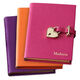 Personalized Heart Locked Leather Diary Image 1 of 4
