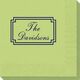 Your Text in Double Frame Napkins Image 6 of 7