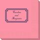 Your Text in Double Frame Napkins Image 3 of 7