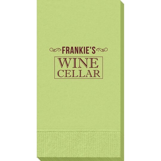 Vintage Wine Cellar Guest Towels