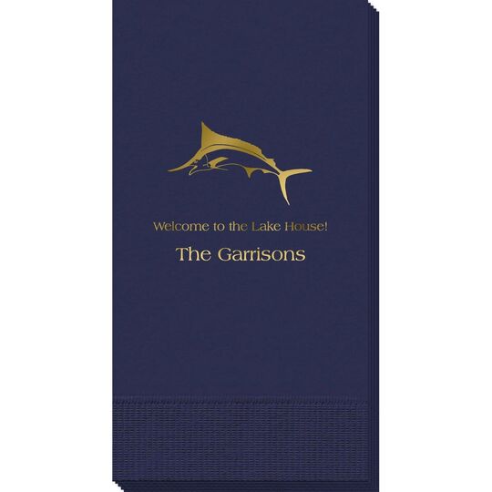 Swordfish Guest Towels