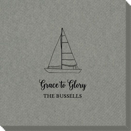 Sailboat Linen Like Napkins