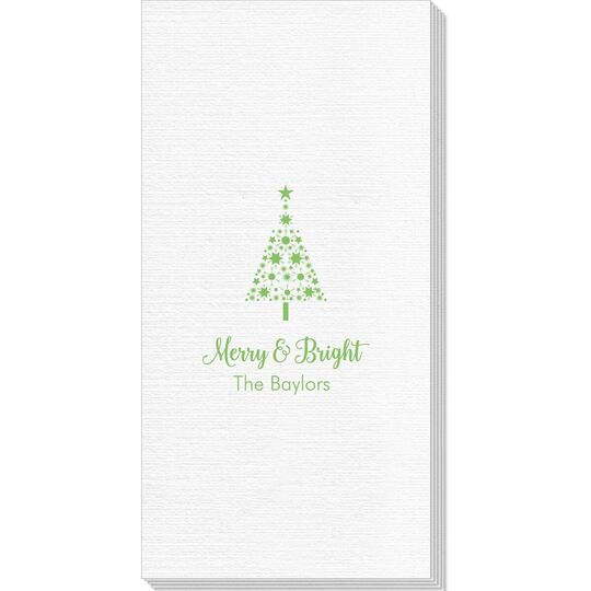 Starred Christmas Tree Deville Guest Towels