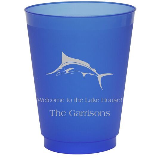 Swordfish Colored Shatterproof Cups