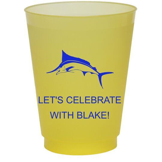 Swordfish Colored Shatterproof Cups