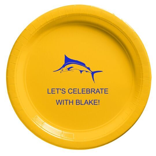 Swordfish Paper Plates
