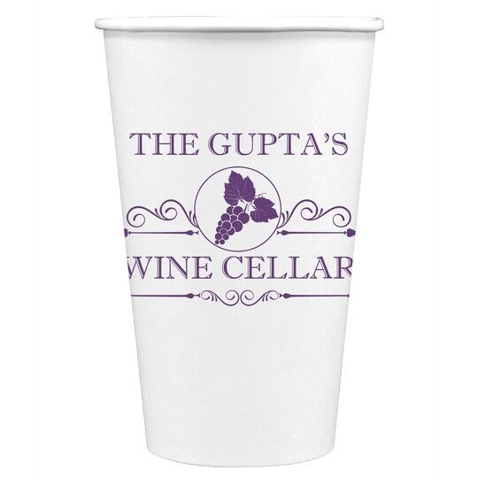 Wine Cellar Paper Coffee Cups