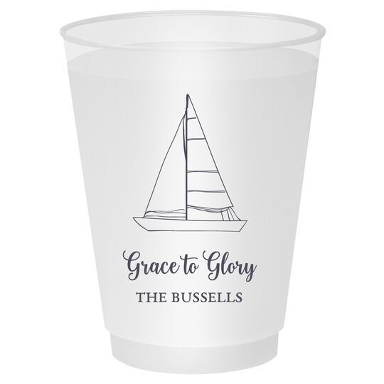 Sailboat Shatterproof Cups