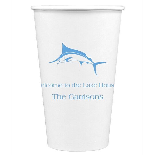 Swordfish Paper Coffee Cups