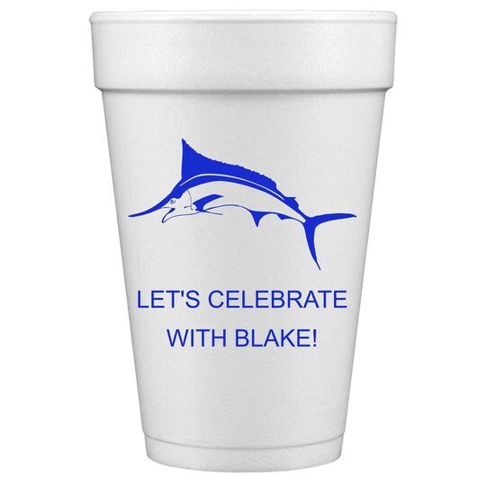 Swordfish Styrofoam Cups
