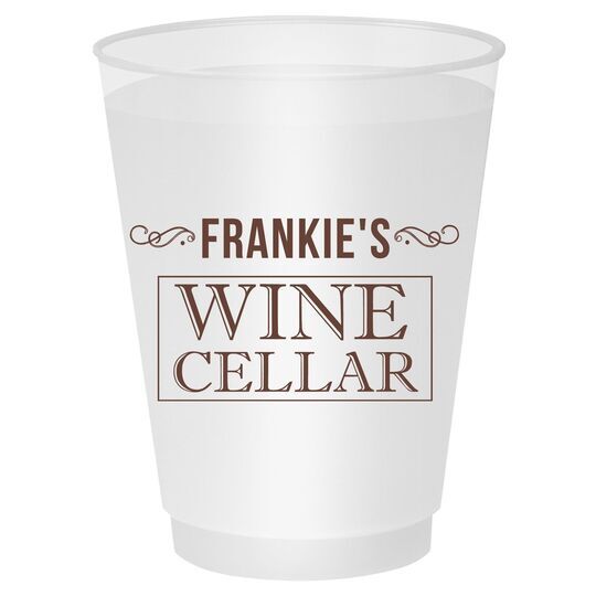 Vintage Wine Cellar Shatterproof Cups