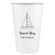 Sailboat Paper Coffee Cups Image 1 of 2