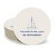 Sailboat Round Coasters Image 2 of 2