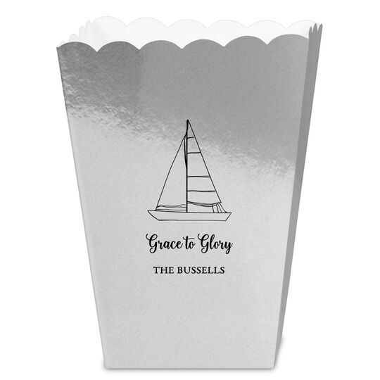 Sailboat Mini Popcorn Boxes
