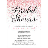 Confetti Bridal Shower Invitations