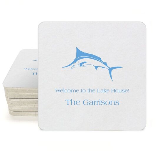 Swordfish Square Coasters