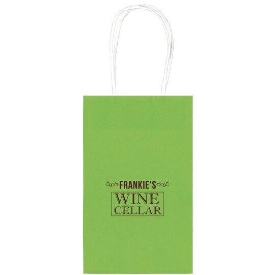 Vintage Wine Cellar Medium Twisted Handled Bags