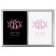 Vine Monogram with Text Double Deck Playing Cards Image 3 of 4