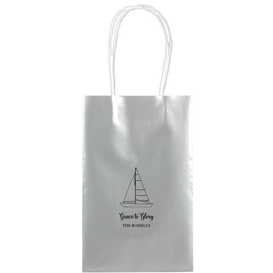 Sailboat Medium Twisted Handled Bags