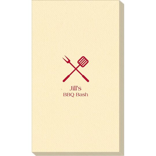 BBQ Utensils Linen Like Guest Towels