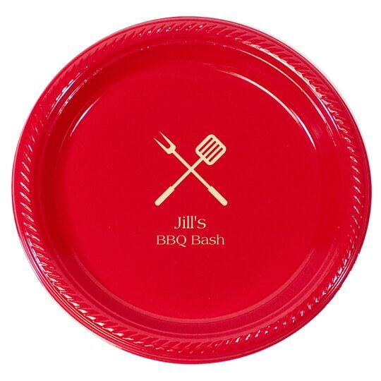 BBQ Utensils Plastic Plates