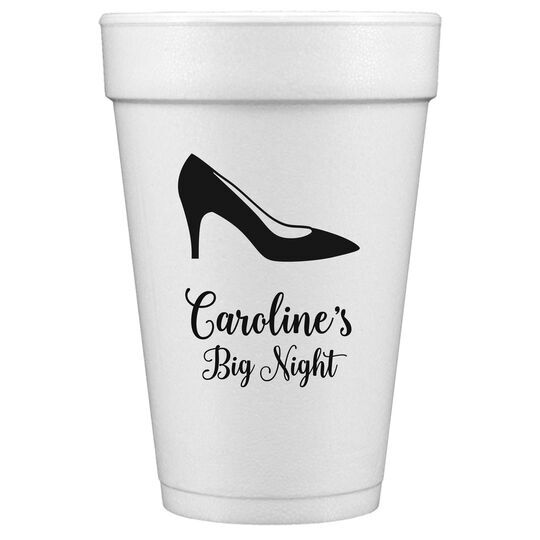 High Heeled Shoe Styrofoam Cups