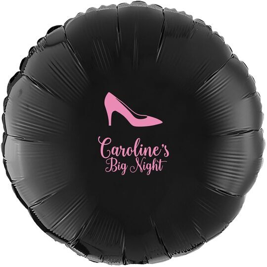 High Heeled Shoe Mylar Balloons