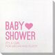 Baby Shower with Heart Bamboo Luxe Napkins Image 1 of 2