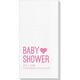 Baby Shower with Heart Deville Guest Towels Image 1 of 2