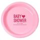 Baby Shower with Heart Plastic Plates Image 1 of 2