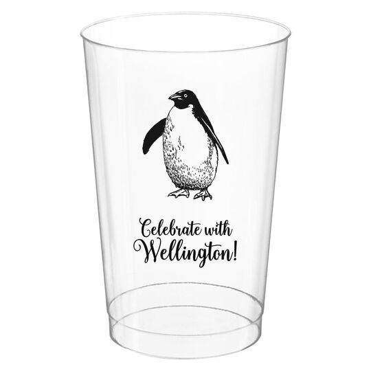 Penguin Clear Plastic Cups