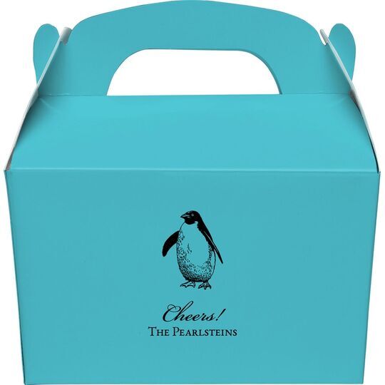 Penguin Gable Favor Boxes