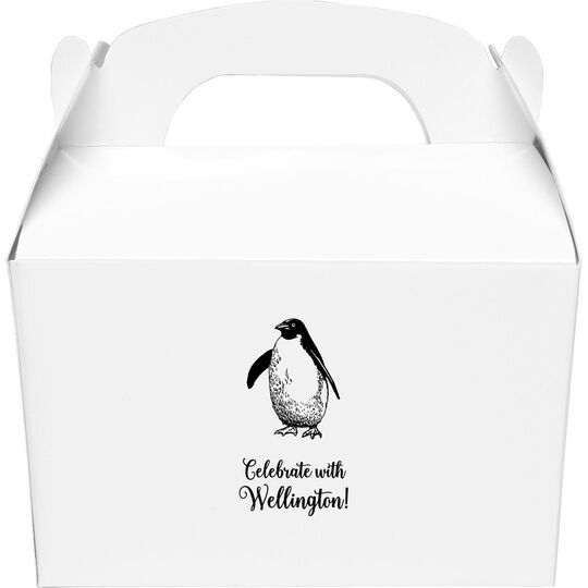 Penguin Gable Favor Boxes