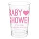 Baby Shower with Heart Clear Plastic Cups Image 1 of 2
