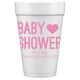 Baby Shower with Heart Styrofoam Cups Image 1 of 2