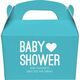 Baby Shower with Heart Gable Favor Boxes Image 2 of 2