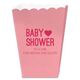 Baby Shower with Heart Mini Popcorn Boxes Image 1 of 2