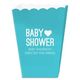 Baby Shower with Heart Mini Popcorn Boxes Image 2 of 2