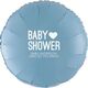 Baby Shower with Heart Mylar Balloons Image 2 of 2
