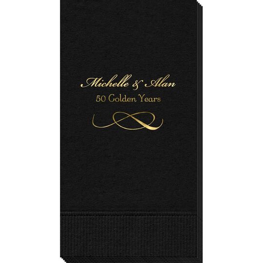 Knot Scroll Guest Towels