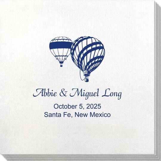 Hot Air Balloon Bamboo Luxe Napkins